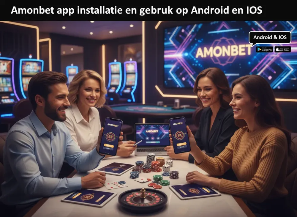 Amonbet app installatie en gebruik op Android en iOS