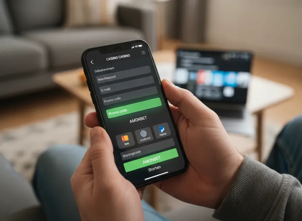 Promo code amonbet gebruiken bij registratie en storting